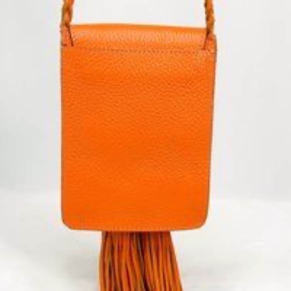 DANIELLA ORTIZ Rachel Phone Mini Crossbody Orange - Picture 2 of 4
